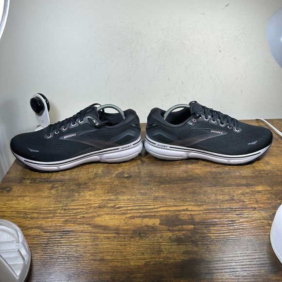 Brooks Ghost 15 Black Pink Rose Athletic Shoes Sneakers Women's Size 12 D - Picture 4 of 8